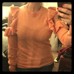 Dainty peach sweater 🍑